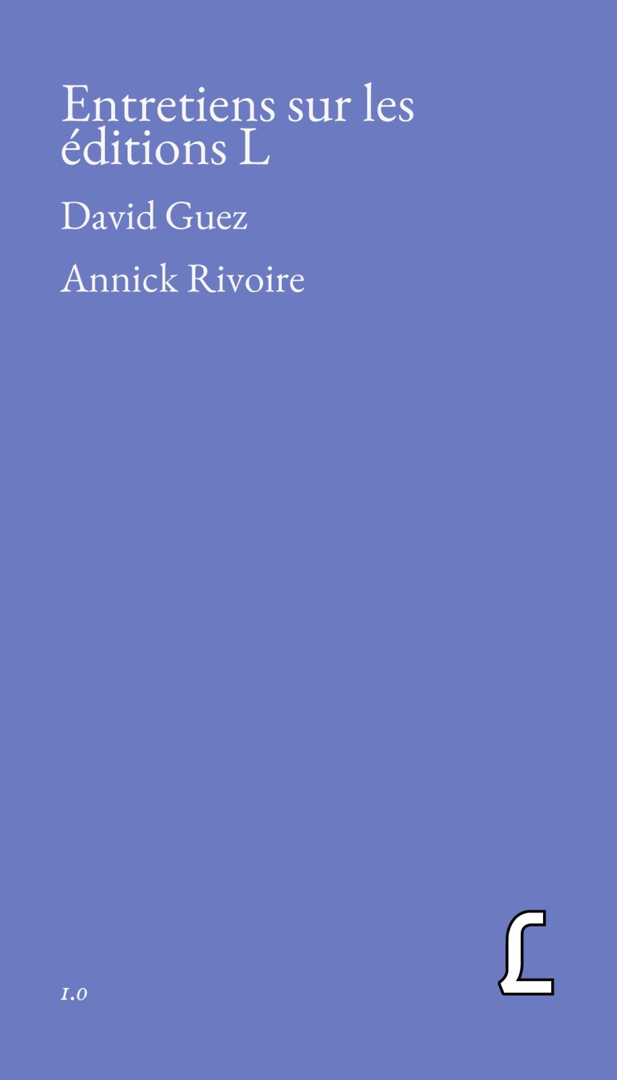 Recto cover of Entretiens sur les éditions L